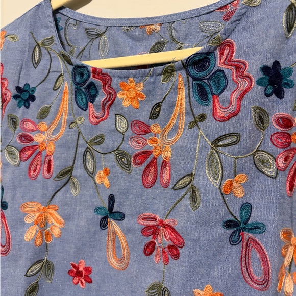 Anthropologie Tops - Embroidered Blouse